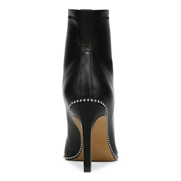 Bar III Womens Melanay Booties Black Sock Heels - Picture 4 of 7